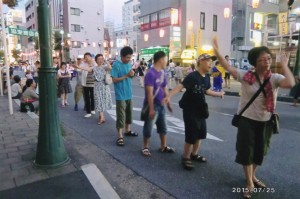 柏まつり輪踊り1